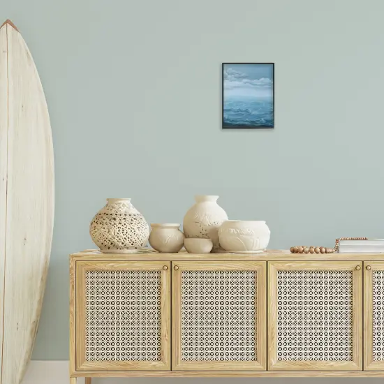 Stupell Industries Clouds over Rough Seas Framed Giclee Wall Art Design by Grace Popp  {2}