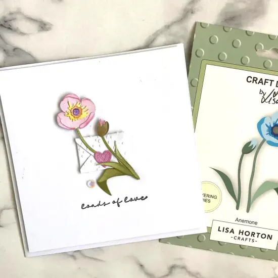 Lisa Horton Crafts Layering Dies-Anemone {7}