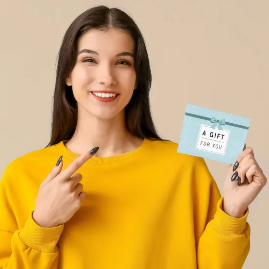 36-Pack Blank Gift Certificates with Envelopes for Small Business &ndash; Custom Paper Gift Cards for Spa, Hair Salon, Restaurant, Massage Clients (4x6 in) {3}