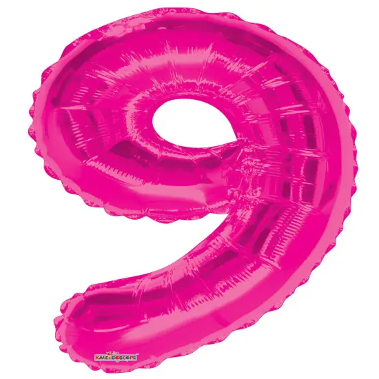 34" Numeral 9 Balloon - Pink, 1ct {1}