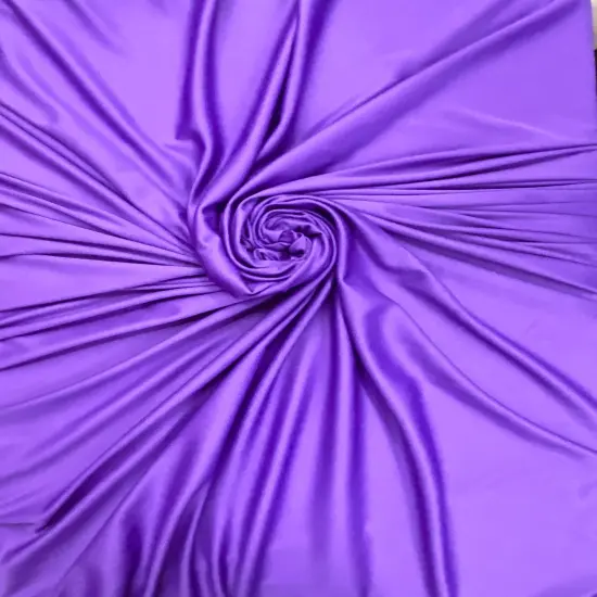 1 Yard Purple Matte Stretch Lining Fabric For Gowns Undergarments Sewing Crafts 60 Inches Wide {2}