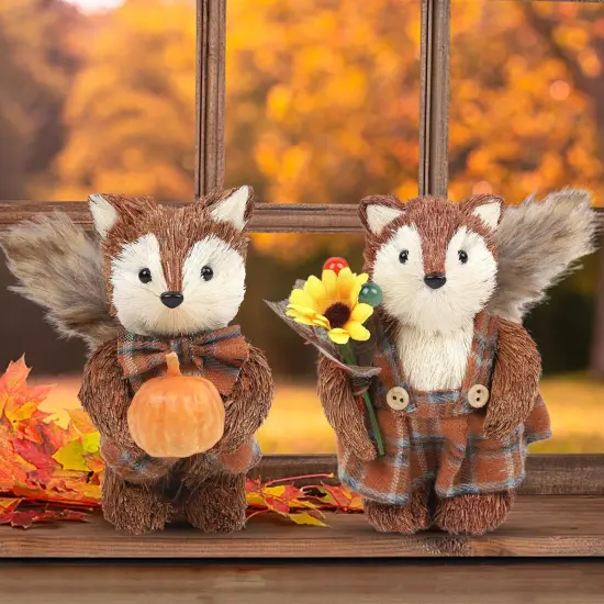 2 Pack Fall Decor Fox {2}