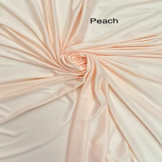 1 Yard Peach Matte Stretch Lining Fabric For Dresses Undergarments Costumes Sewing 60 Inches Wide {1}