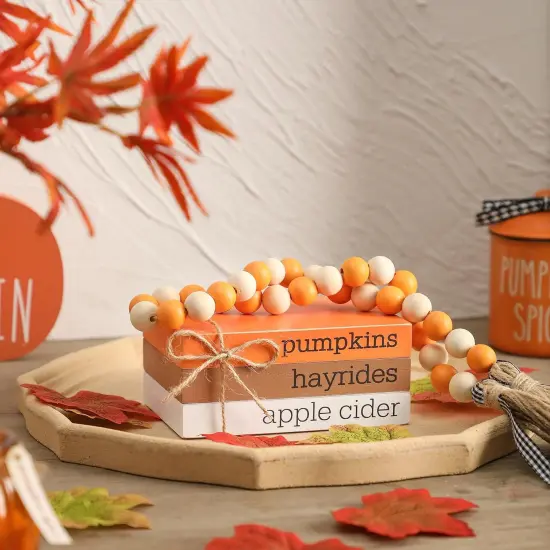 Fall Tiered Tray D&eacute;cor {3}