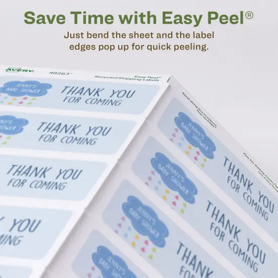 Avery EcoFriendly Shipping Labels, 2 x 4 Inches, Pack of 250 {3}