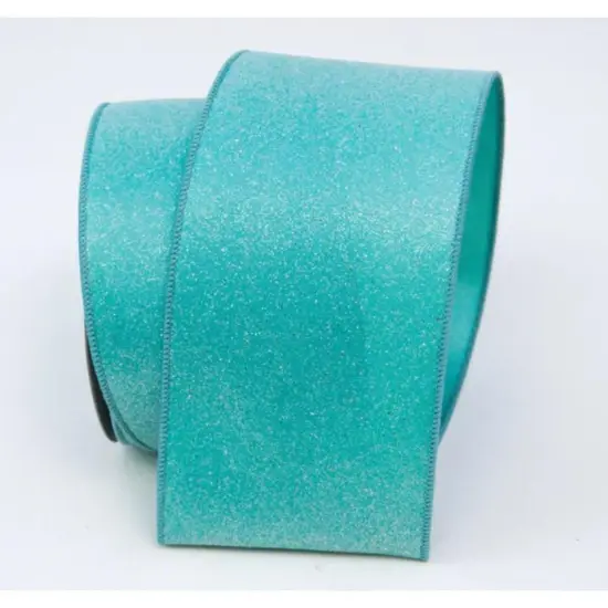 4" Sugar Candy Ribbon: Teal (10 Yards) {1}