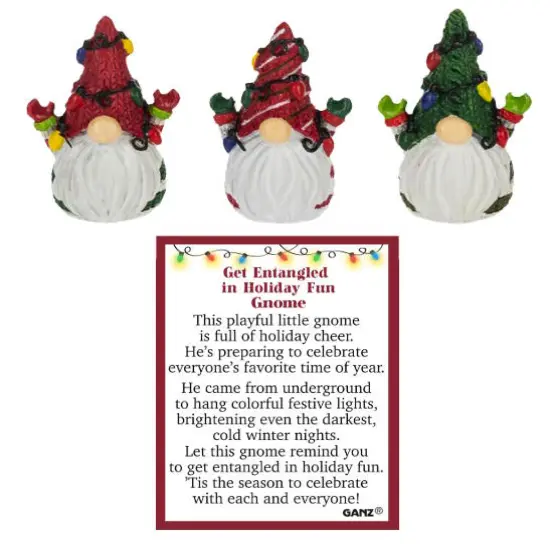 Entangled Gnomies Pocket Charm Figurine - Green Hat {2}