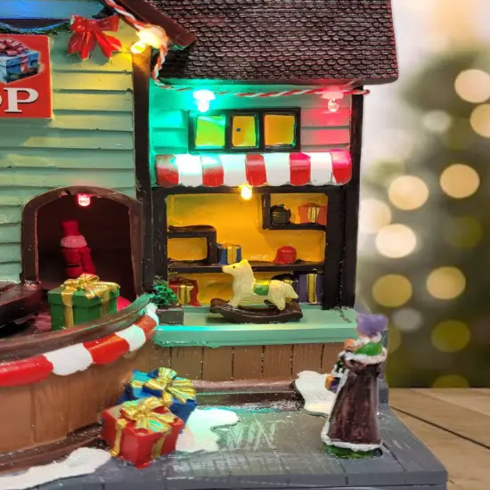 Teddy's Toy Shop Miniature Christmas Village {3}