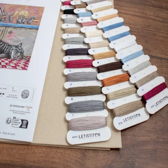 When the Cat Sleeps L8072 Counted Cross Stitch Kit {4}