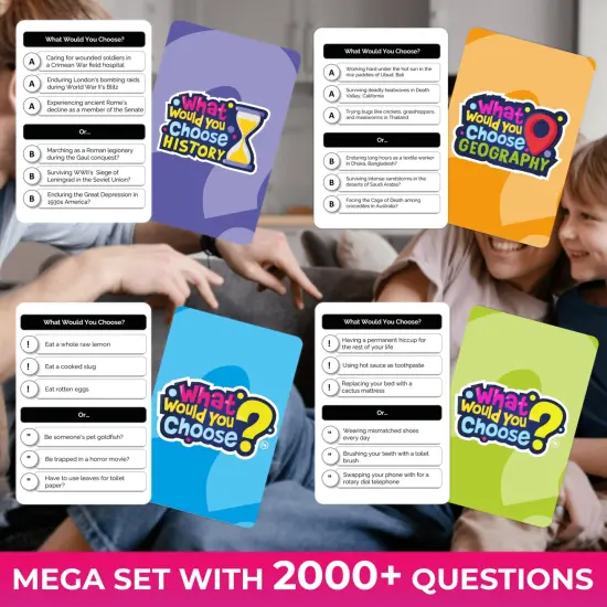 4 Set Trivia Card Game What Would You Choose for Kids {3}