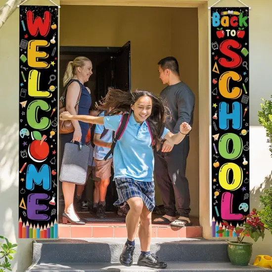 Welcome Back To School Banner Back To School Decorations {2}