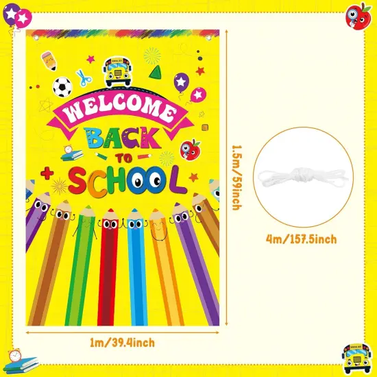Back to School Door Banner - Yellow {2}