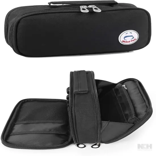 Global Park Blue Canvas Pen/Pencil Case {4}