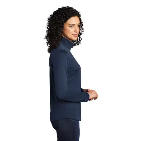 Augusta Sportswear&reg; Ladies Wicking Fleece Quarter-Zip Pullover ATHLETIC GREY {5}