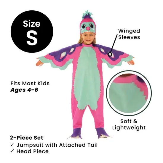 Rubies Penguala Hatchimal Children's Halloween Costume - Small 4-6 Pink {5}