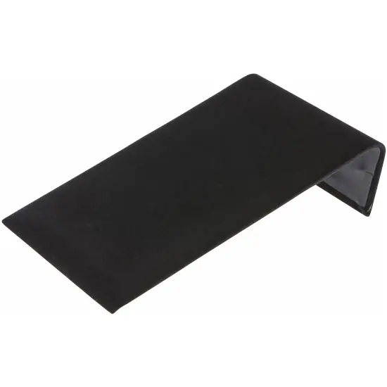Plymor Black Velvet Bracelet Ramp Display Stand, 4.75" W x 8" D x 2" H {1}