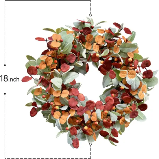 Artificial Fall Wreath {3}