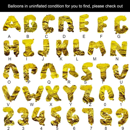 [85 PCS] Foil Personalized Name Happy Birthday Balloons Letters {5}