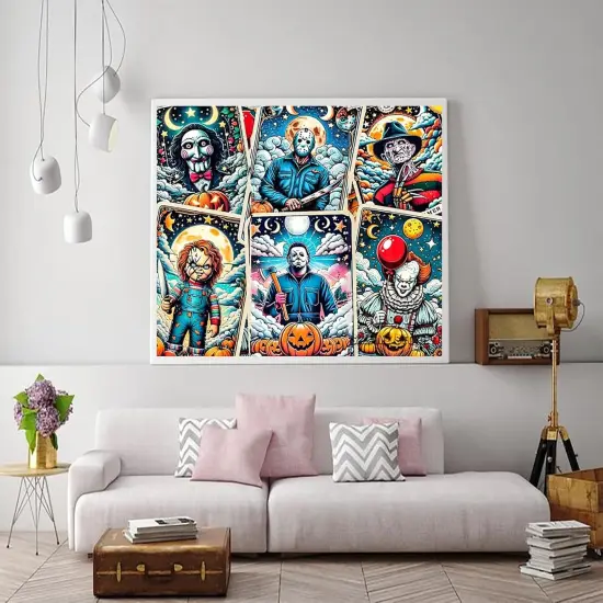 5D Halloween Diamond Painting Kits for Adults Beginners,12x16 Inch {2}