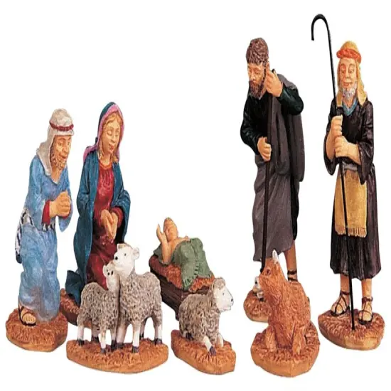 Lemax Nativity Village 3 Inch Figurines - 8 Piece Set {4}
