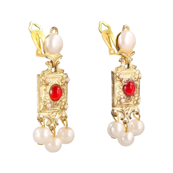 Roaring 20's Clip On Costume Earrings {5}