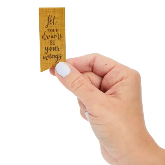 36-Pack Inspirational Magnetic Bookmarks for Women with Motivational Quotes, Bulk Magnet Page Clips for Students, Teachers, Office, Reading, 6 Designs (2.5x1 in) Multicolor {6}