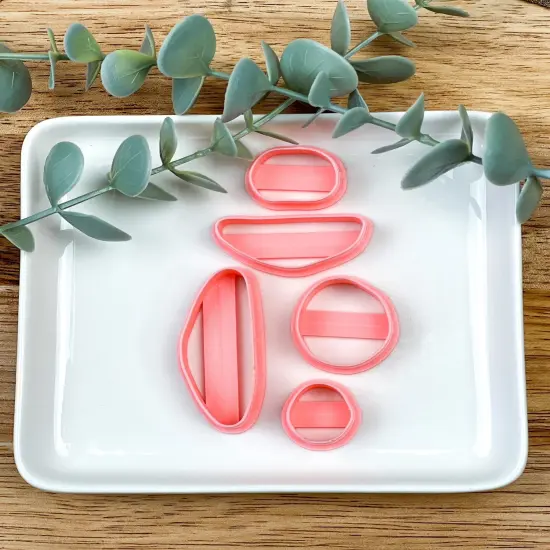 "Mable" Organic Statement Clay Cutter Set {1}