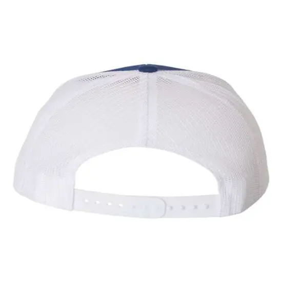 Richardson&reg; Snapback Trucker Cap Royal/ White {2}