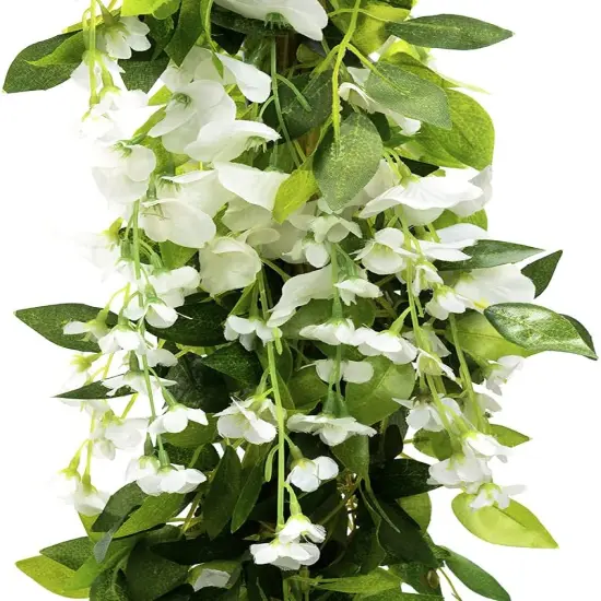 Wisteria Garland Artificial Flowers Wisteria Vine {4}