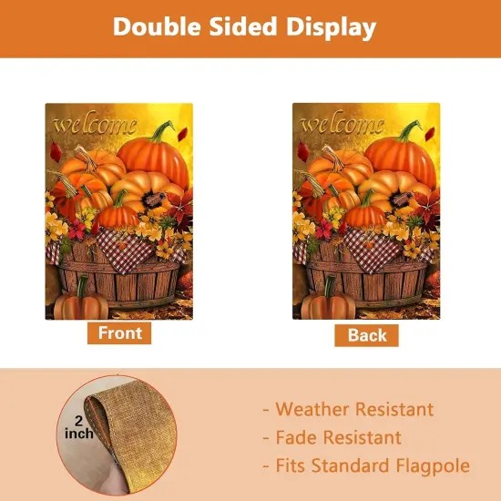 Fall Welcome Thanksgiving Pumpkin {4}