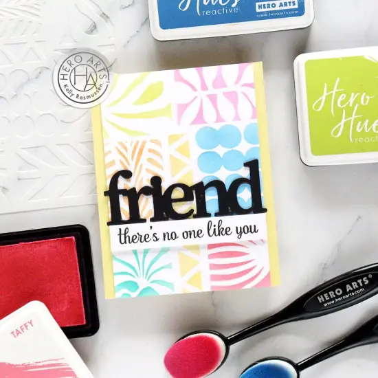 Hero Arts Stencil 6"X6"-Floral Trove {3}