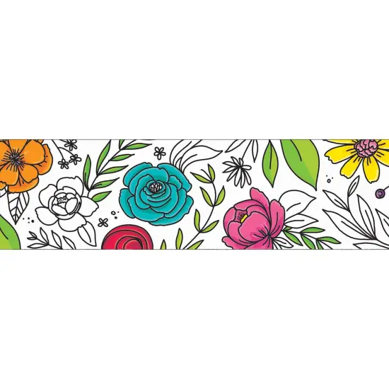 Bright Blooms Doodly Blooms EZ Border&trade;, 48 Feet {1}