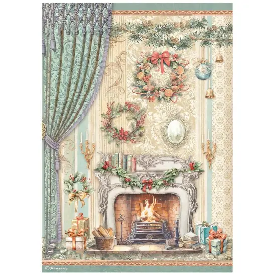 Stamperia Rice Paper Sheet A4-The Nutcracker Chimney {1}