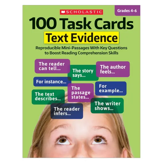 100 Task Cards: Text Evidence {1}