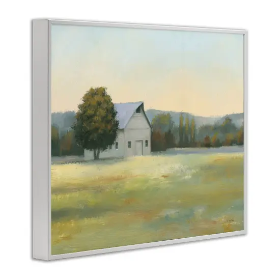 Stupell Industries Rural Countryside Cottage Framed Giclee Art White Frame {3}
