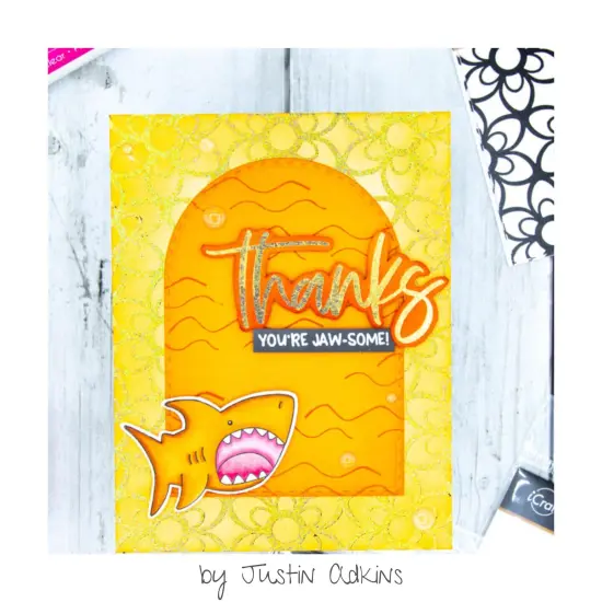 Deco Foil Adhesive Transfer Sheets by Unity 5.9" x 5.9"-Sentiments 1 {5}