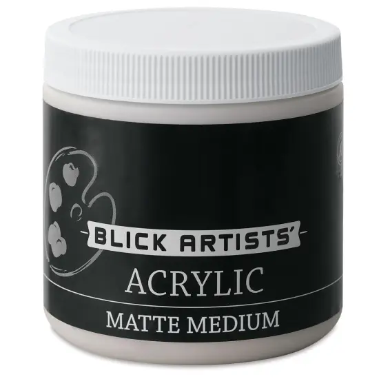 Blick Artists Acrylic Medium - Blick Acrylic Medium, Matte, 16 oz {1}