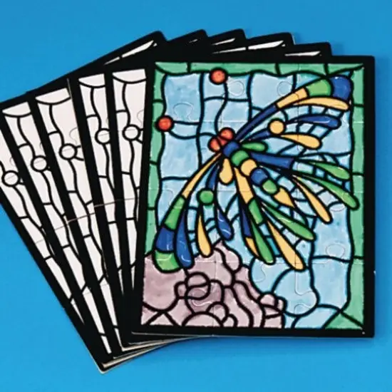 Mini Velvet Art Puzzles (Pack of 24) {3}
