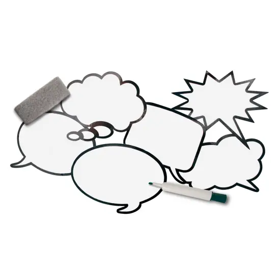 Laminated Speech Bubbles, Pack of 12 {1}