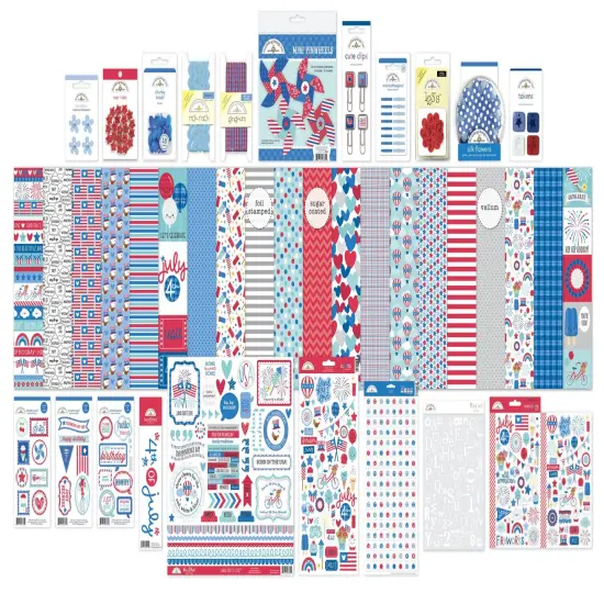 Doodlebug Collection Value Bundle-Land That I Love, Hometown USA {1}