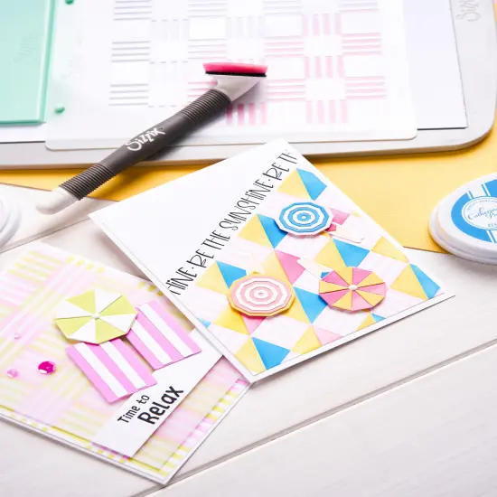 Sizzix Clear Stamps Set By Catherine Pooler 10/Pkg-Va-Cay Mode {4}