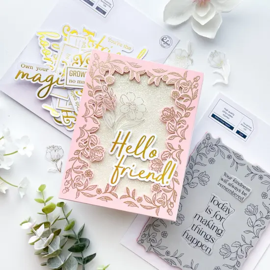 Pinkfresh Studio Cling Stamp Set 4.25"X5.5"-Making Things Happen {5}