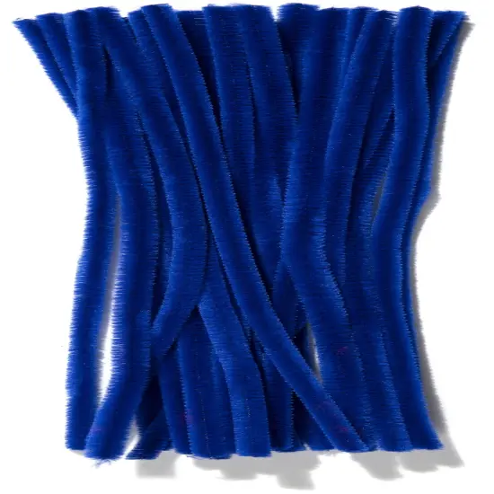 CousinDIY Chenille Stems 6mmx12" 25/Pkg-Dark Blue {3}