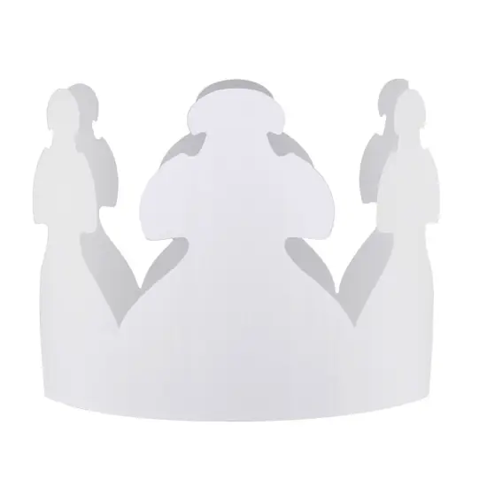 White Crowns, Pack of 24 {1}