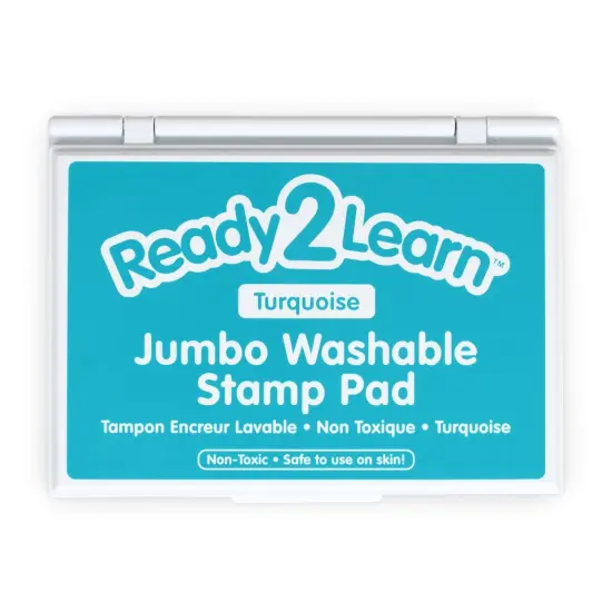 Jumbo Washable Stamp Pad - Turquoise - 6.2"L x 4.1"W {1}