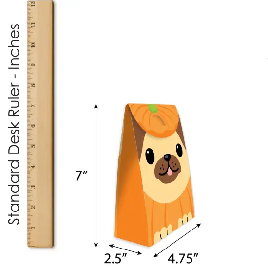 Big Dot of Happiness Halloween Pets - Assorted Cats and Dogs Gift Favor Classroom Treat Bags - Birthday Party Goodie Boxes - Set of 12 {7}