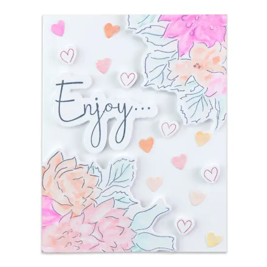 Tonic Studios Die, Stamp & Stencil Collection-Splendiferous Corsage {5}