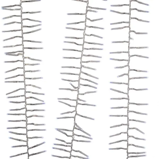 Kurt Adler 1000-Light 32.8-Foot Cool White LED Cluster Garland {1}
