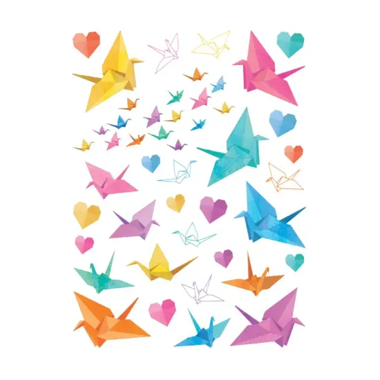 Hero Arts Hero Transfers 6"X8"-Origami Cranes {6}