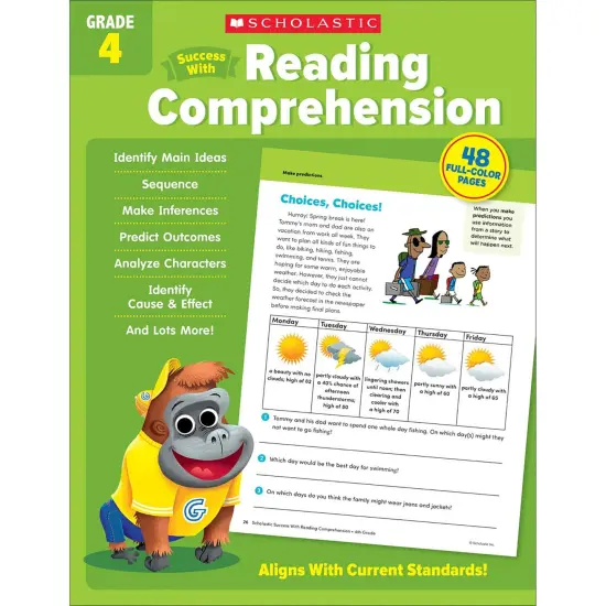 Success With Reading Comprehension: Grade 4 {1}